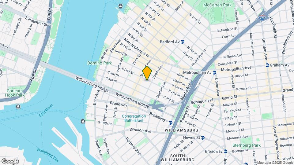 166 S 2nd St Map and Location Details