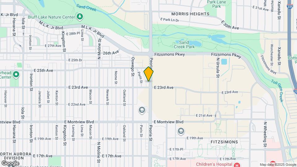 2313 Peoria St, Unit 2313 Peoria St Map and Location Details