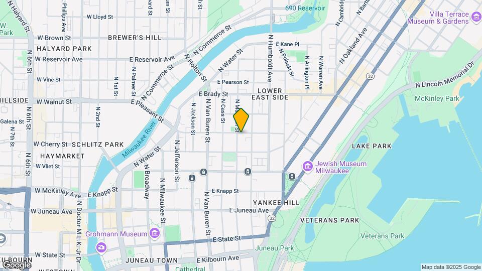 1546 N Marshall St Map and Location Details