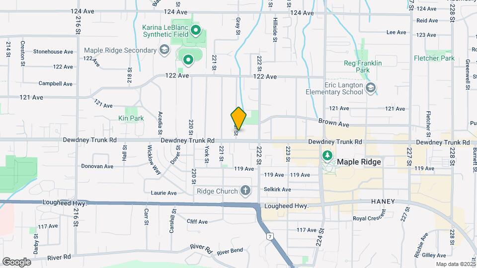 22137 Dewdney Trunk Rd Map and Location Details