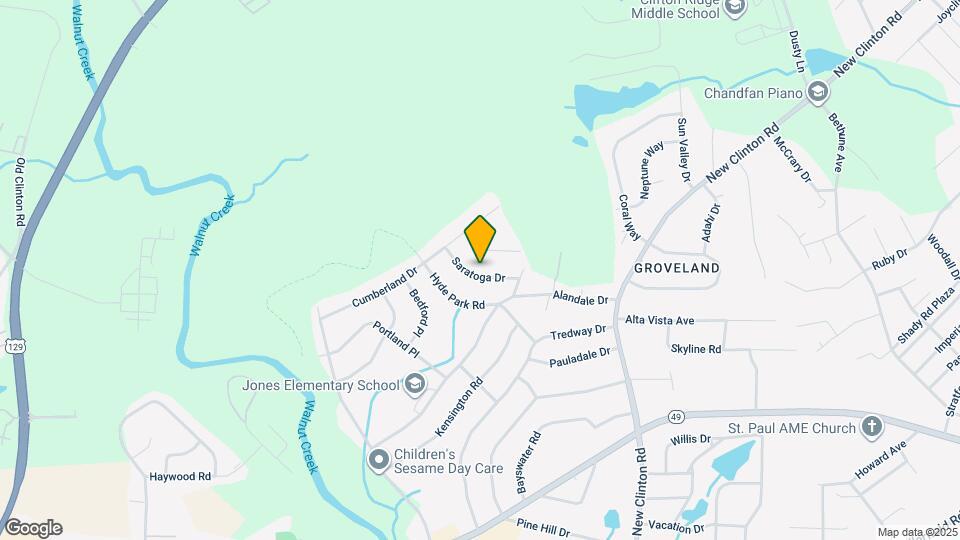 2557 Saratoga Dr Map and Location Details