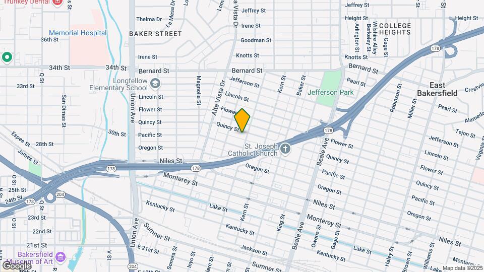 427 Quincy St Map and Location Details