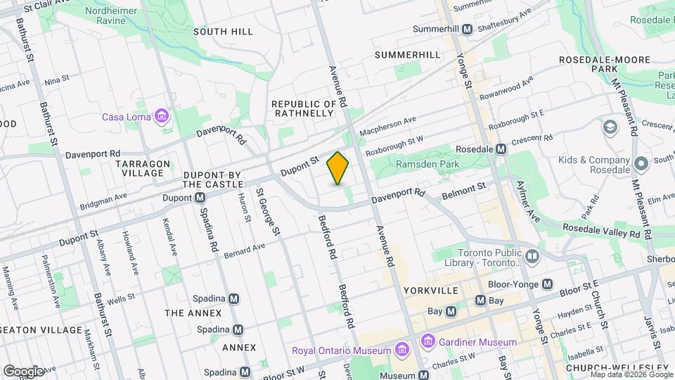 165 Pears Ave. Map and Location Details