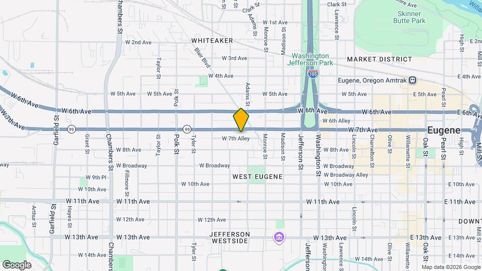 932 W 7th Ave Map and Location Details