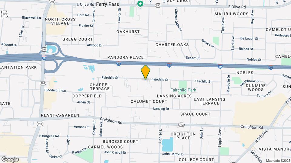 1641-1663 Fairchild St Map and Location Details