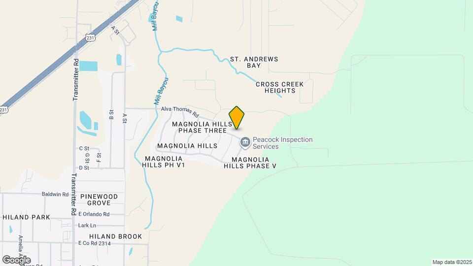 3929 Alva Thomas Rd Map and Location Details