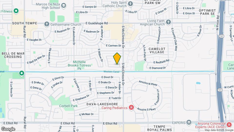 1710 E Diamond Dr Map and Location Details
