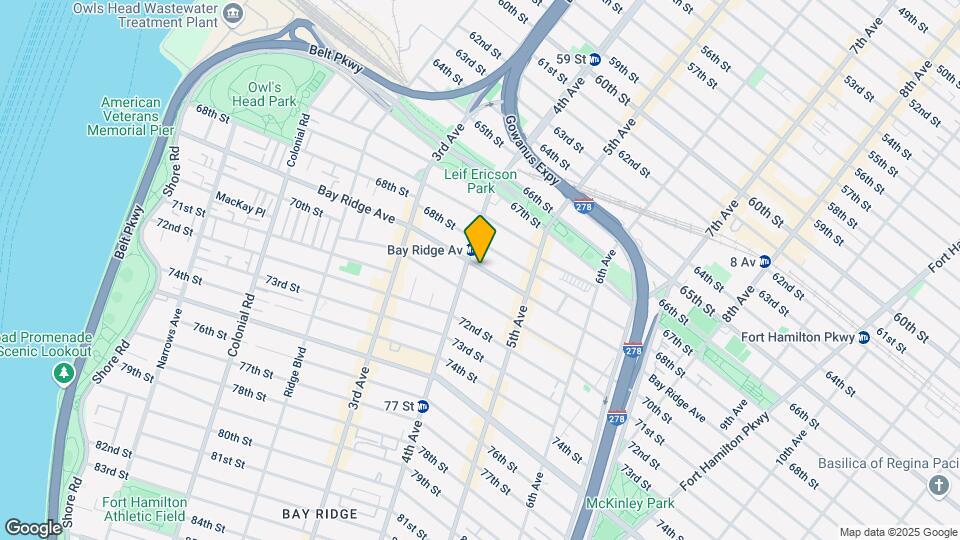 416 Bay Ridge Ave Map and Location Details
