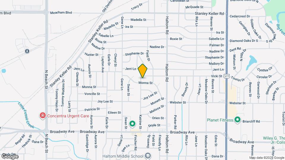3604 Katrine St Map and Location Details