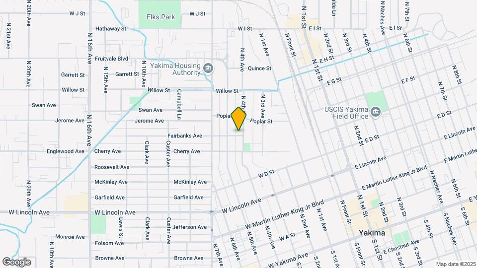 614 N 4th Ave Map and Location Details