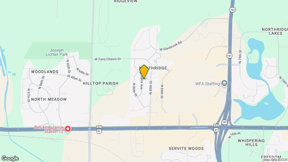 9078 N Joyce Ave Map and Location Details