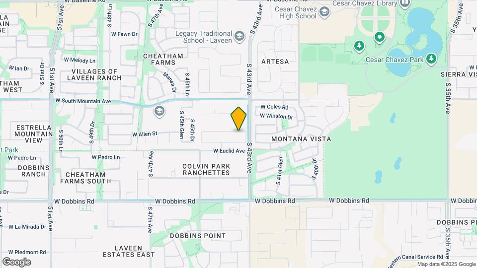 4331 W Allen St Map and Location Details