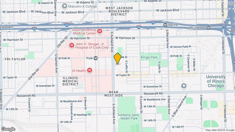 901 S Ashland Ave-Unit -02-1115 Map and Location Details