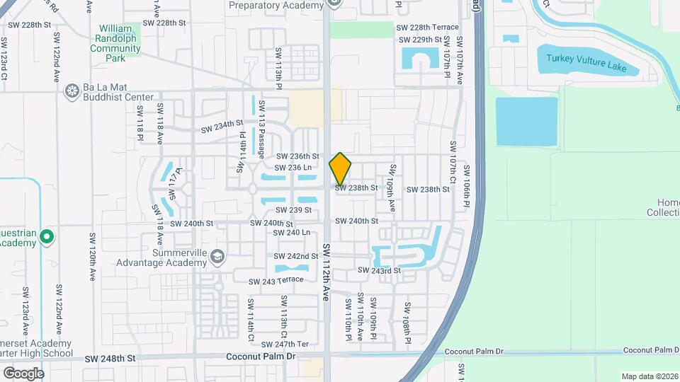 11137 SW 238th Terrace Map and Location Details