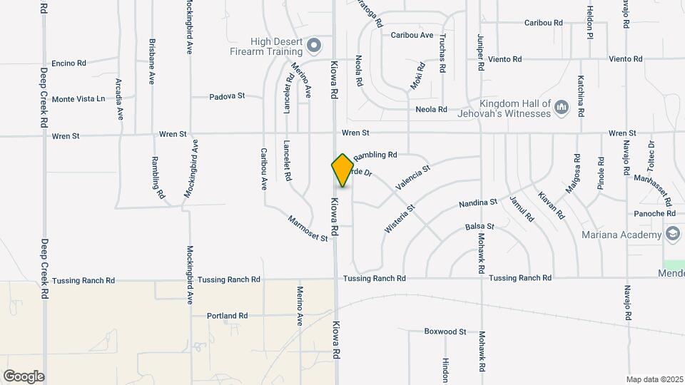 10747 Kiowa Rd Map and Location Details
