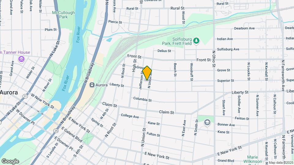 320 N Union St Map and Location Details