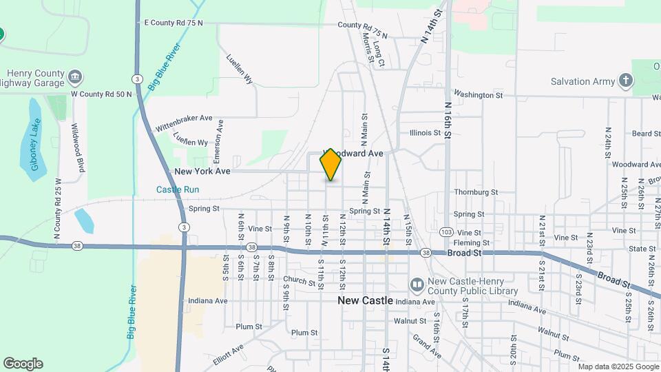 1104 Thornburg St Mapa y Detalles de la Ubicación