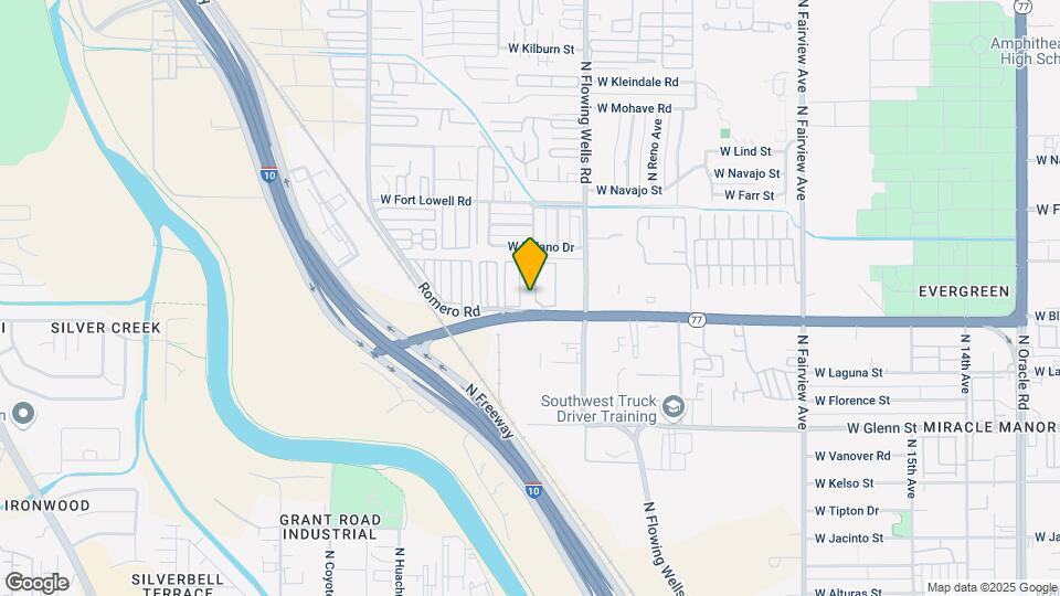 1468 W Miracle Mile Map and Location Details