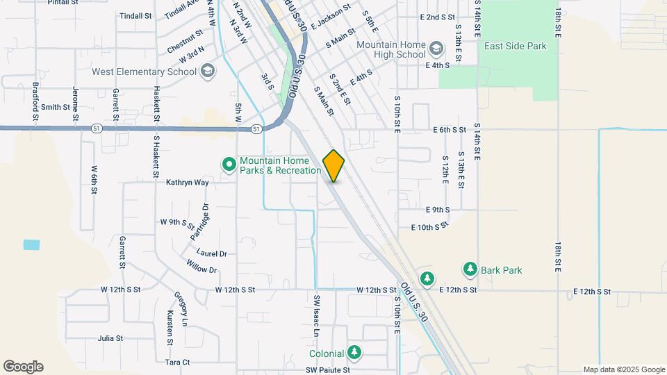 800 S 3rd W St Map and Location Details