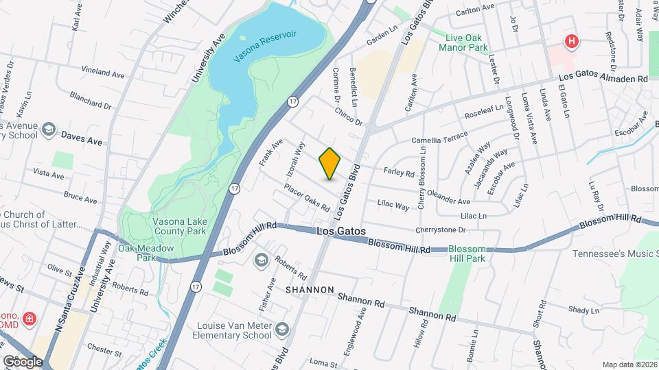 16781 Leroy Ave Map and Location Details