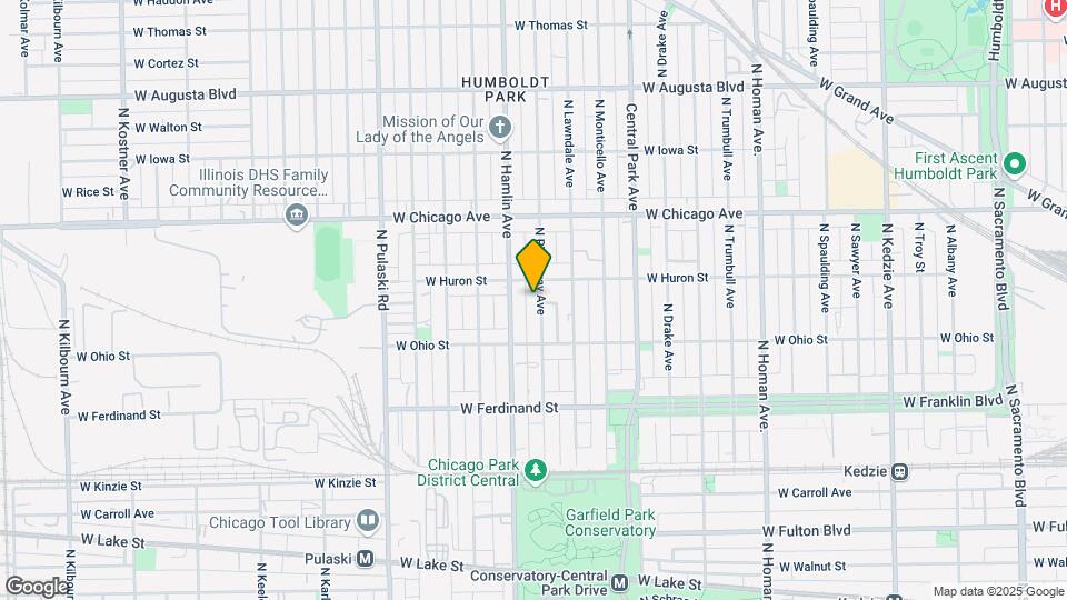 638 N Ridgeway Ave Map and Location Details
