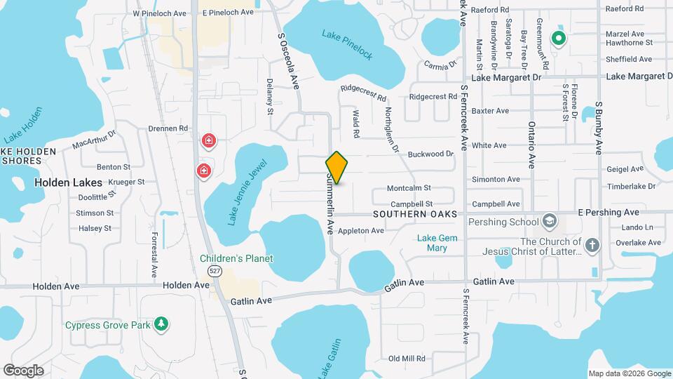 3613 Summerlin Ave Mapa y Detalles de la Ubicación