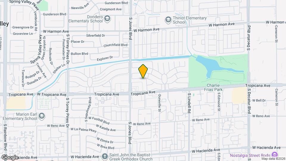 4846 S Jones Blvd Map and Location Details