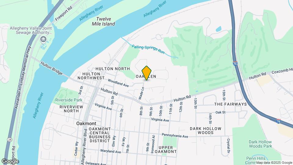 1012 Wade Ln Map and Location Details