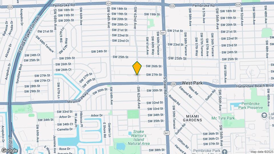 2700 SW 62nd Ave Map and Location Details
