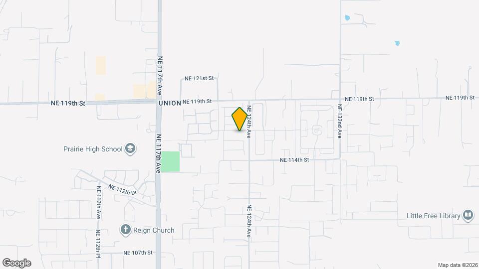 12323 NE 116th Way Map and Location Details