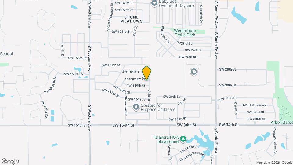 505 SW 159th St Map and Location Details