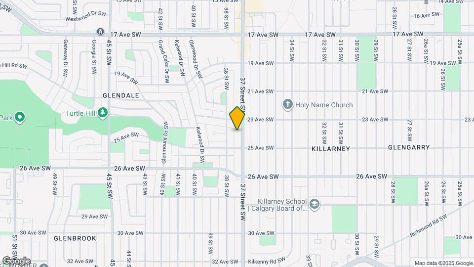 2419 37 St SW Map and Location Details