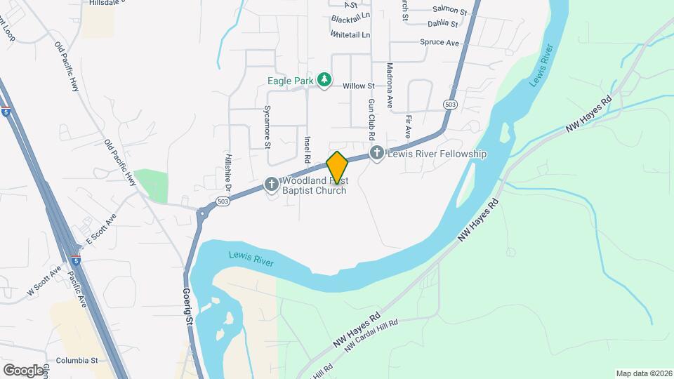 1920 Lewis River Rd Mapa y Detalles de la Ubicación