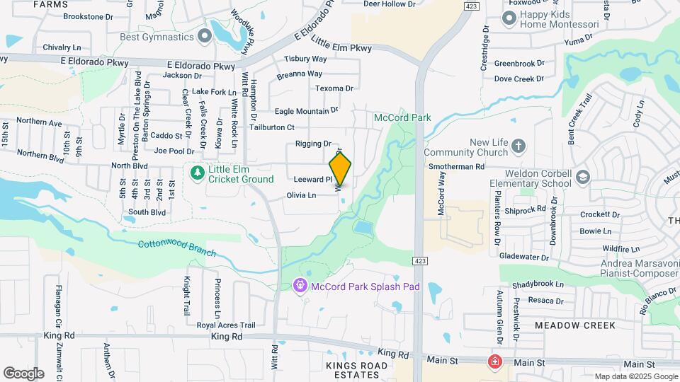619 Windward Dr Map and Location Details
