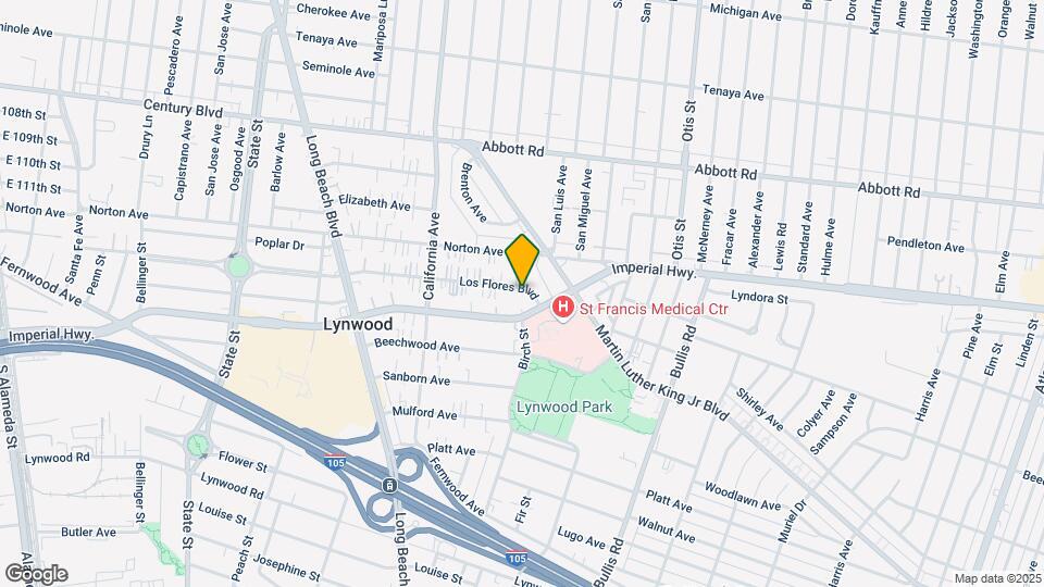 3598 Los Flores Blvd Map and Location Details