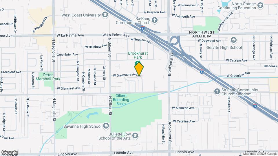 641 N Ventura St Map and Location Details
