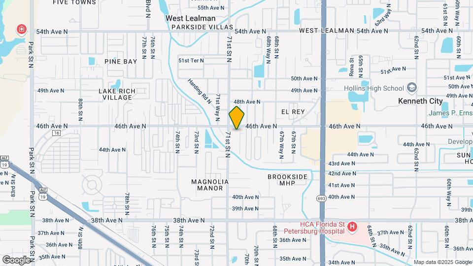 4528 70th St N Map and Location Details