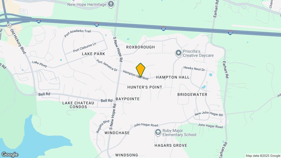 6153 Hampton Hall Way Map and Location Details