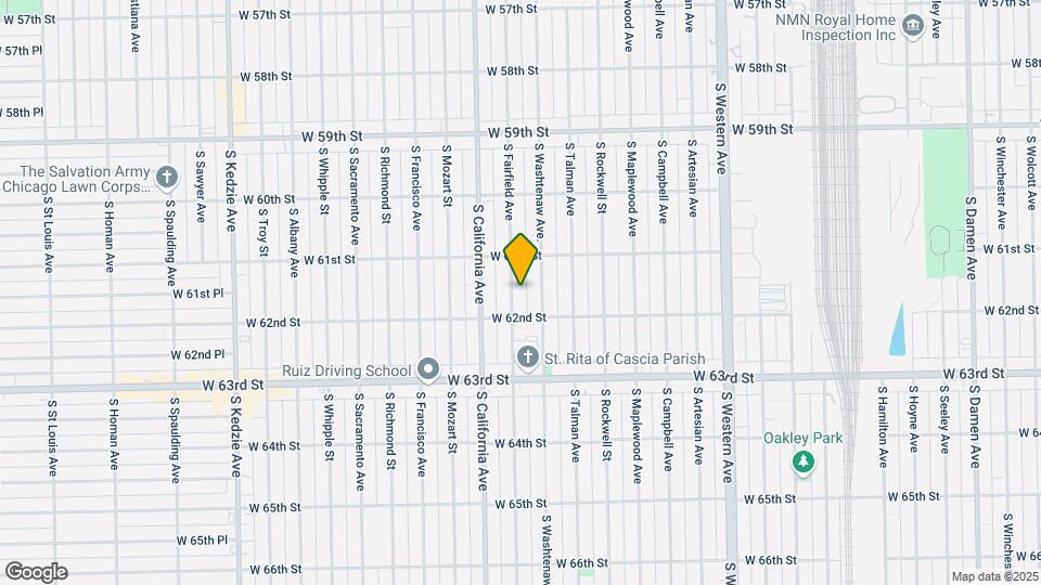 6137 S Fairfield Ave, Unit 2 Map and Location Details