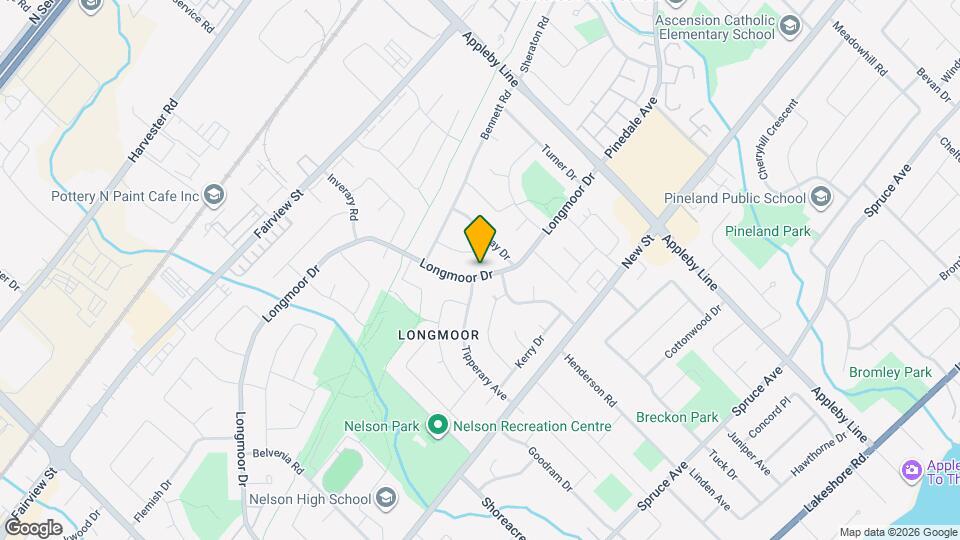 4395 Longmoor Dr Map and Location Details