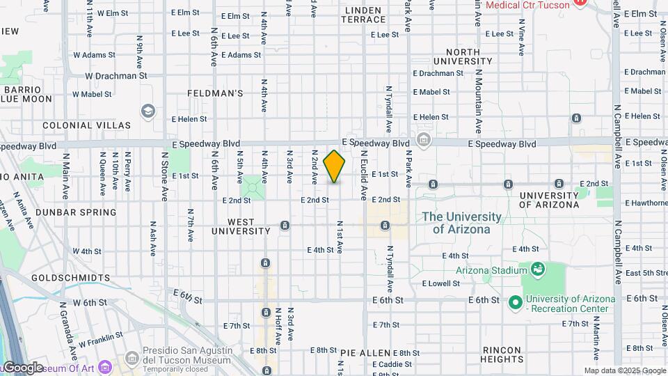 921 N 1st Ave Mapa y Detalles de la Ubicación