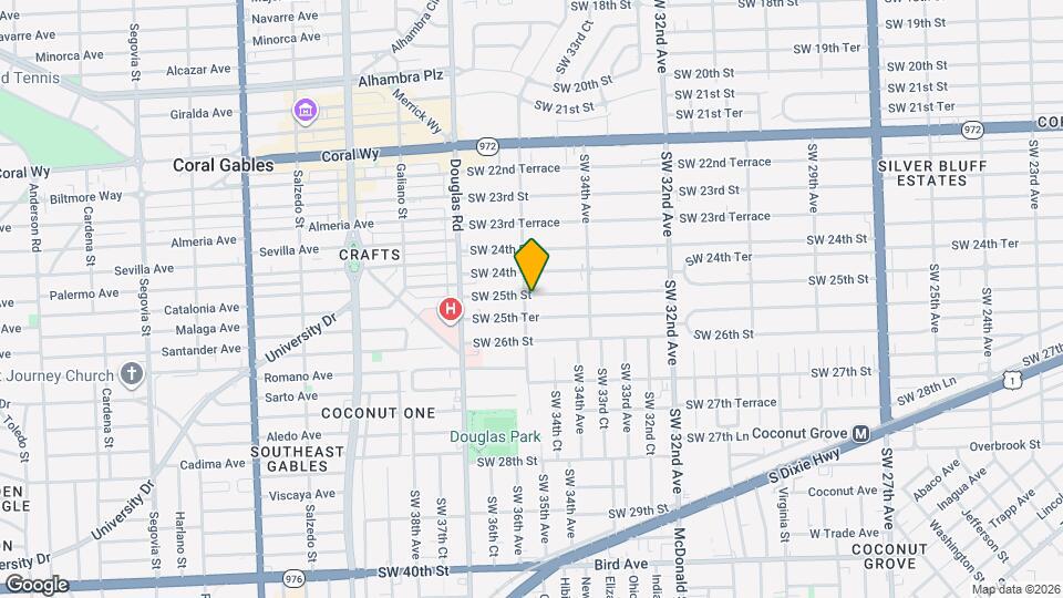 3572 SW 25th St Map and Location Details