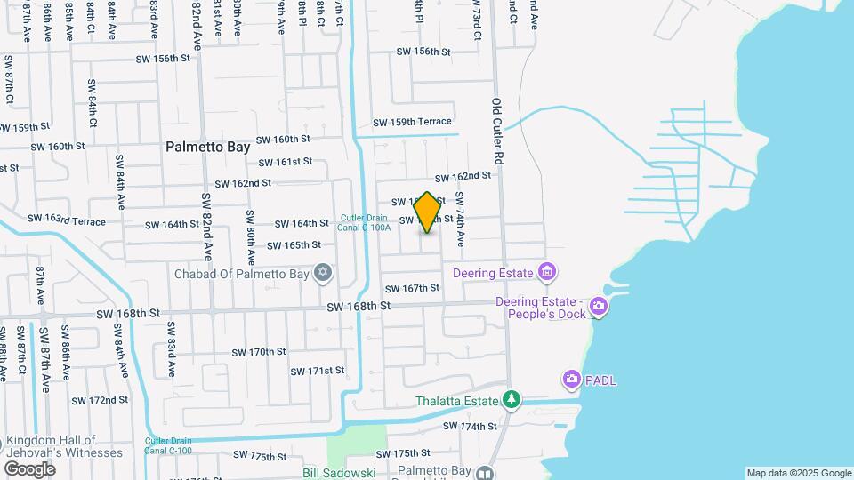 16425 SW 75th Ave Map and Location Details
