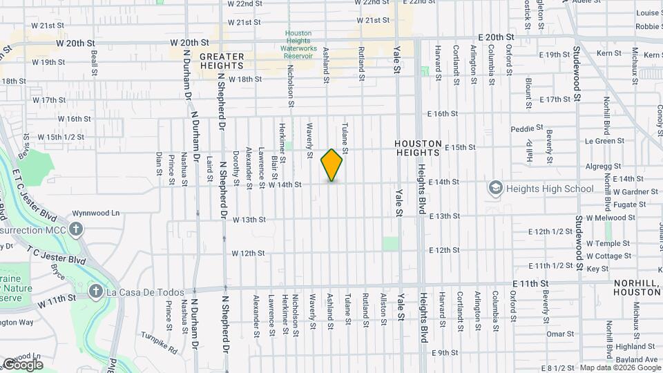 520 W 14th St Map and Location Details