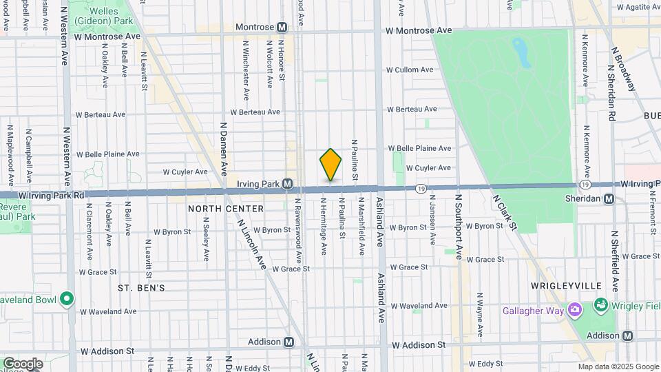 4000 N Hermitage Ave Map and Location Details