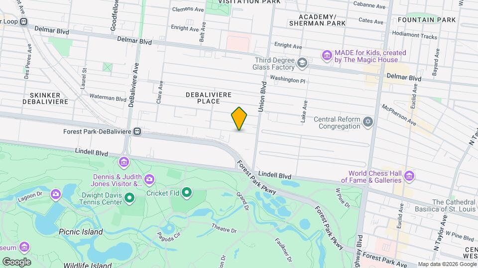 5330 Pershing Ave-Unit -Apt. 503 Map and Location Details