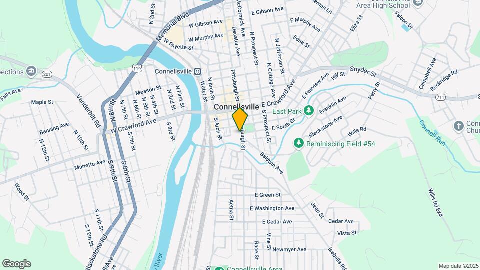 302 S Pittsburgh St Map and Location Details