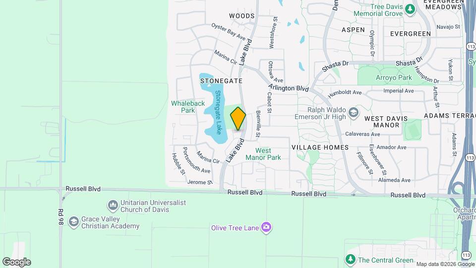 861 Lake Terrace Cir Map and Location Details