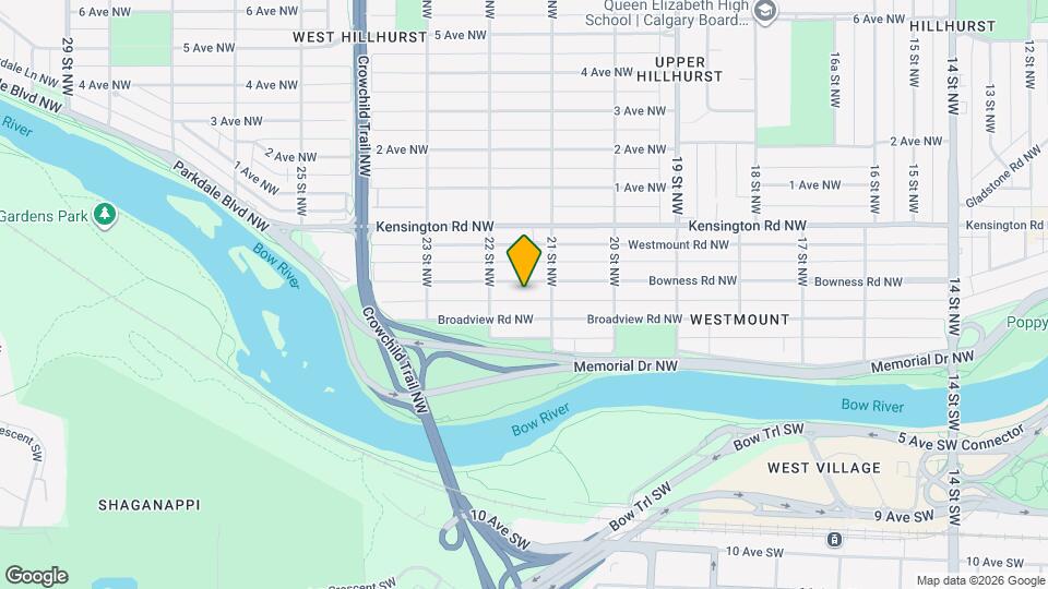 2219 Bowness Rd NW Map and Location Details