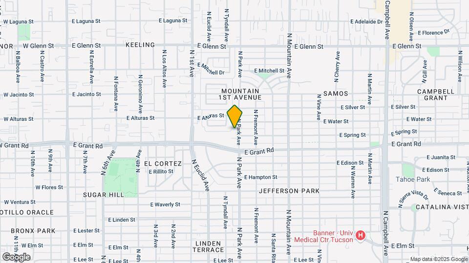 2451 N Park Ave Map and Location Details